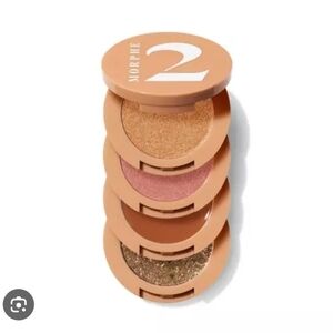 Morphe 2 Quad Goals Multi-Palette STAY GOLDEN 10.5g Eyes Cheeks Lips NWOB RARE